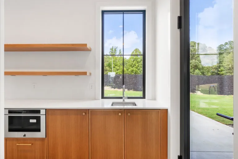 Valo thermally broken aluminum windows on a modern home